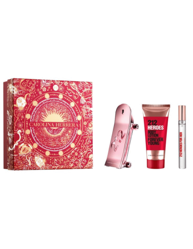 SET 212 HEROES W EDP 80ML + BL 100ML +10ML