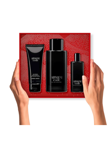 SET ARMANI CODE H EDT 125 ML +SG 75 ML+15 ML