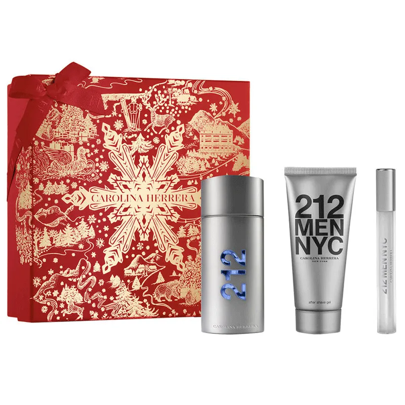 SET CH 212 NYC H EDT 100 ML + AS GEL 100ML + 10ML
