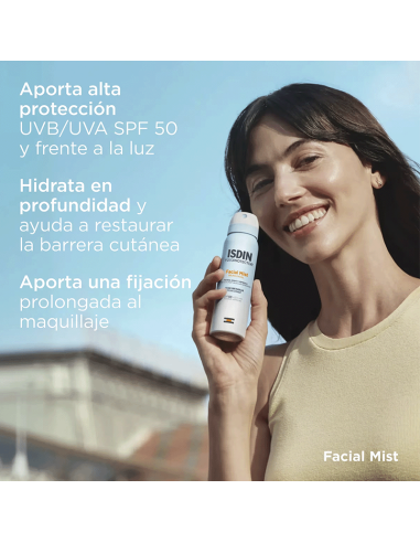 ISDIN FACIAL MIST SPF50 100 ML