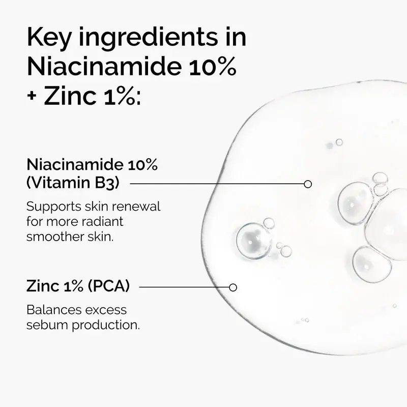 The Ordinary Niacinamide 10% + Zinc 1% Sérum Facial 30 ml