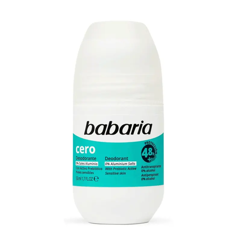 Roll-On Cero Babaria 50 ml | Sin Alcohol  Piel Sensible