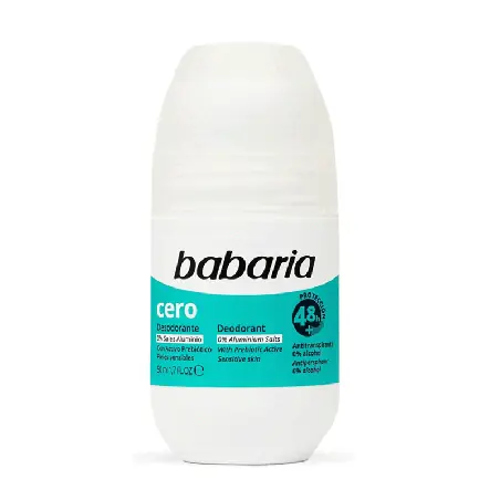 Roll-On Cero Babaria 50 ml | Sin Alcohol  Piel Sensible