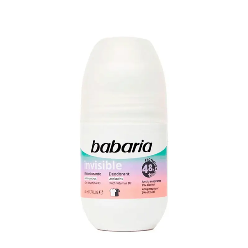 Roll-On Invisible Babaria 50 ml | Sin Manchas Amarillas