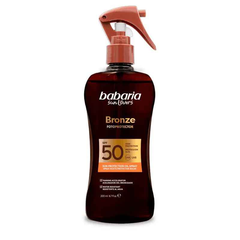 Aceite Protect Coco SPF50 Babaria 200 ml | Alta Protección