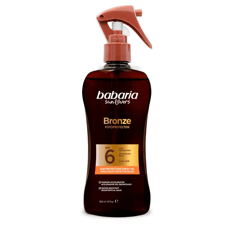 Aceite Protect Zanahoria SPF6 Babaria 300 ml | Bronceado Intenso