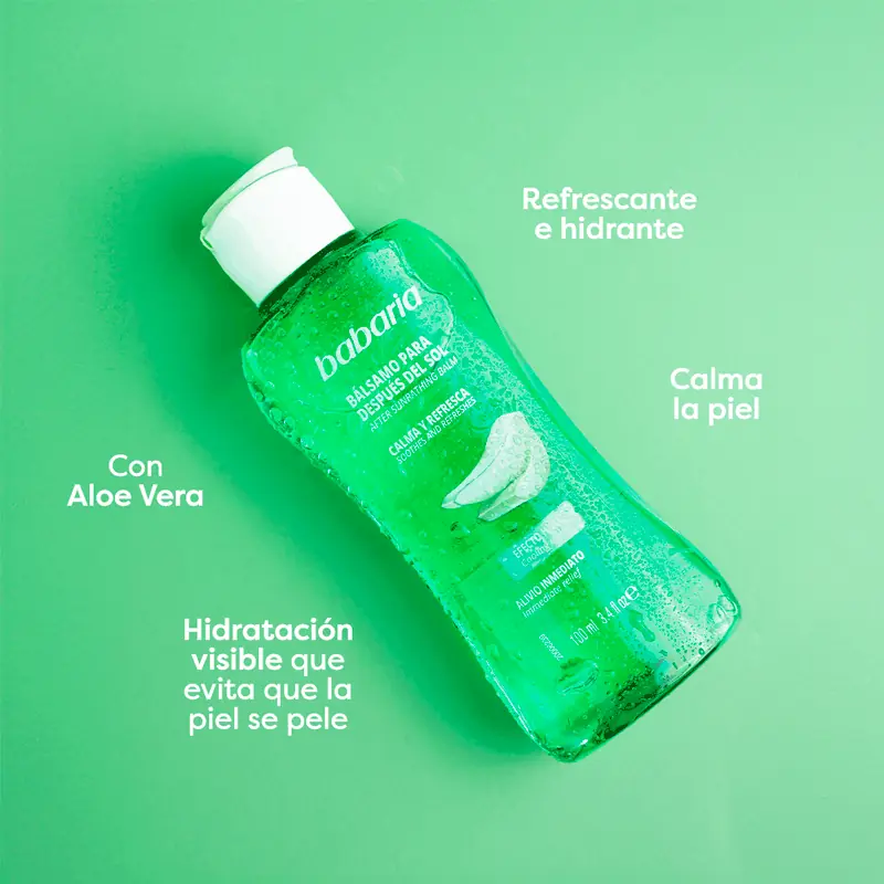After Sun Bálsamo Efecto Hielo Aloe Babaria 100 ml | Frescor