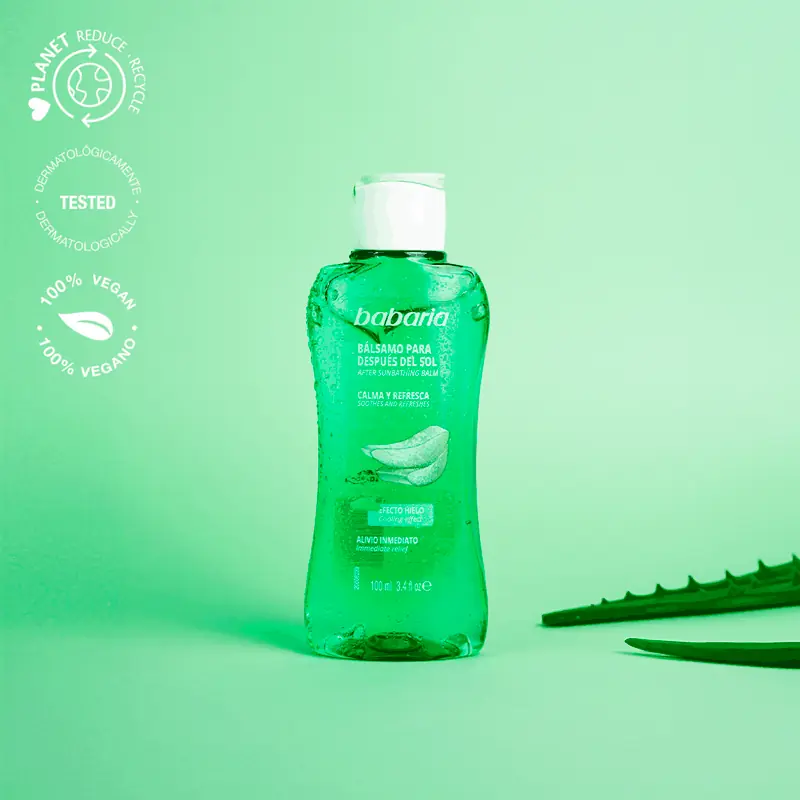 After Sun Bálsamo Efecto Hielo Aloe Babaria 100 ml | Frescor