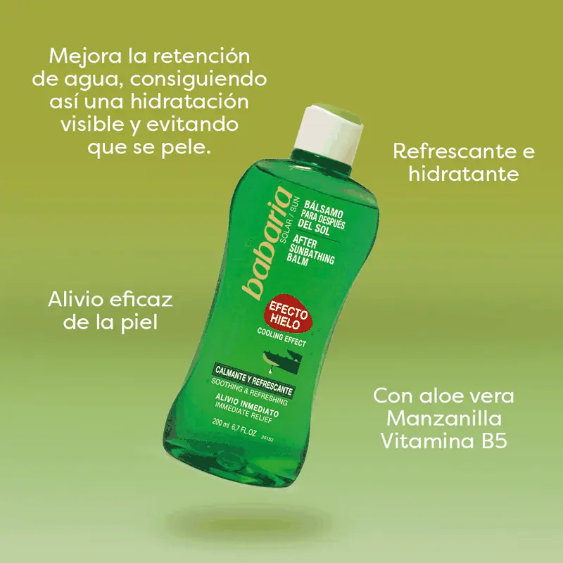 After Sun Facial Gel Aloe Babaria 75 ml | Rostro Sensible