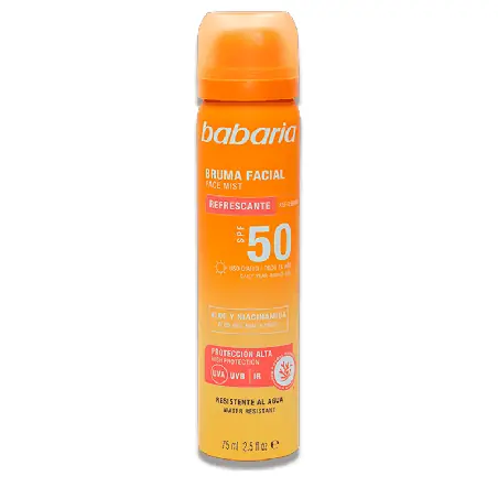 Bruma Facial Babaria 75 ml | Hidrata y Refresca