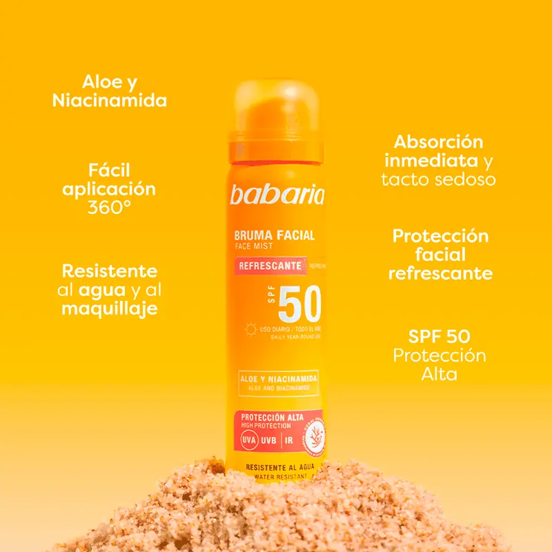 Bruma Facial Babaria 75 ml | Hidrata y Refresca