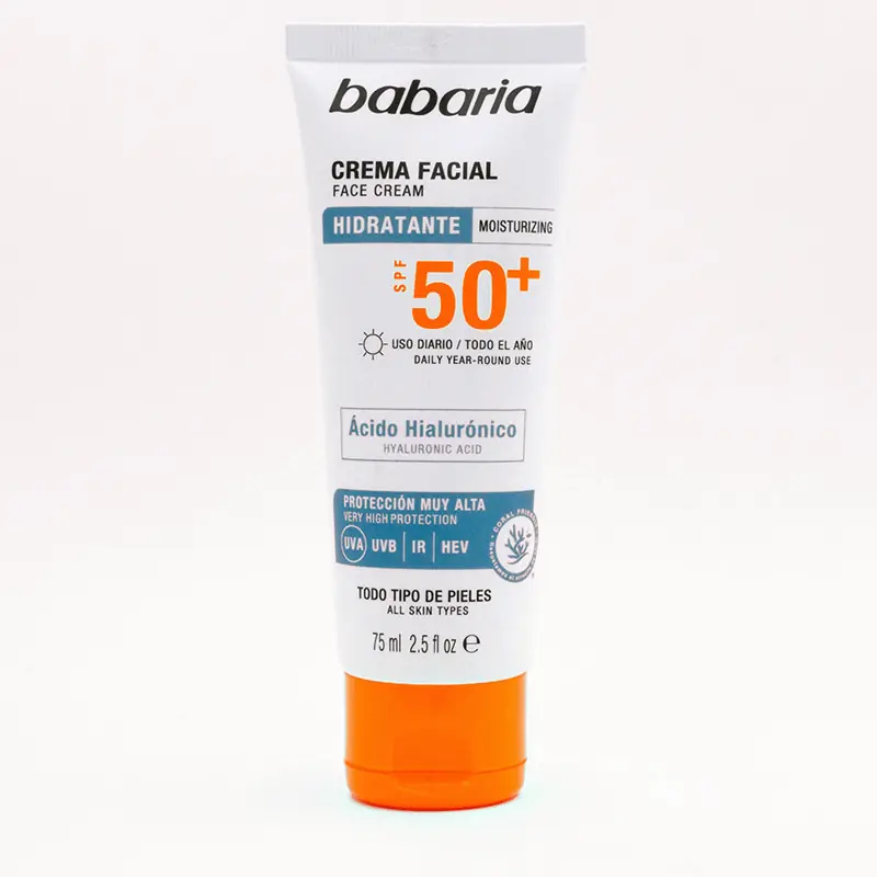 Crema Facial Ácido Hialurónico Babaria 75 ml | Antiedad