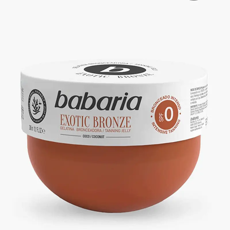 Gelatina Bronze Intense Coco F0 Babaria 300 ml | Efecto Glow