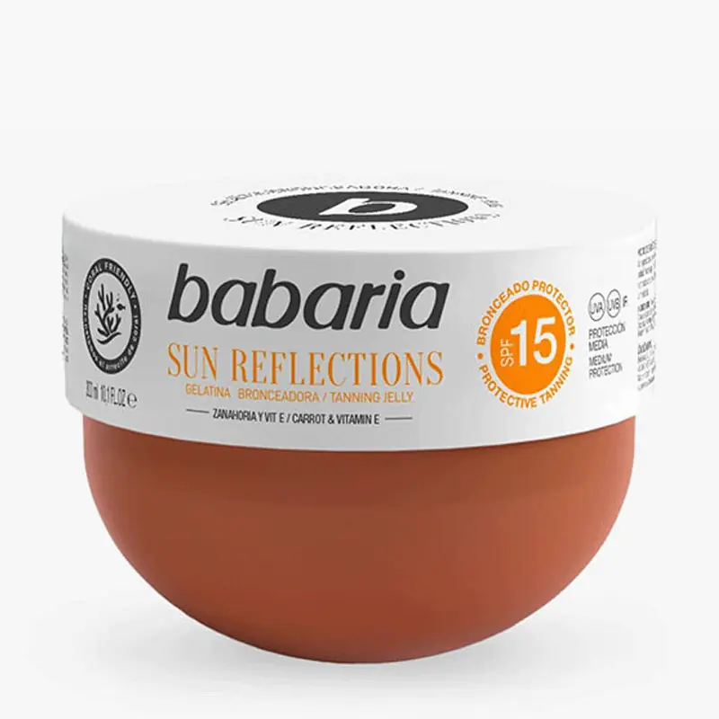 Gelatina Bronze Zanahoria FPS15 Babaria 300 ml | Protectora