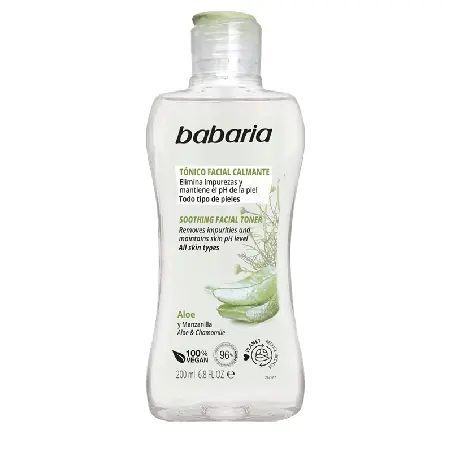 Tónico Facial Calmante Babaria 200 ml | Sin Alcohol