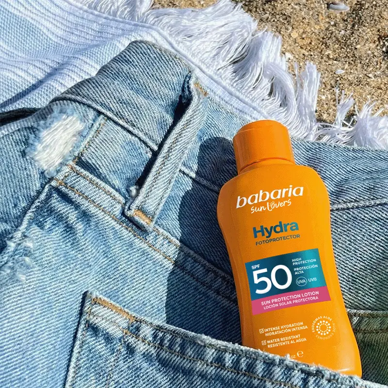 Leche Solar Aloe Hydra SPF50 Babaria 100 ml | Alta Protección