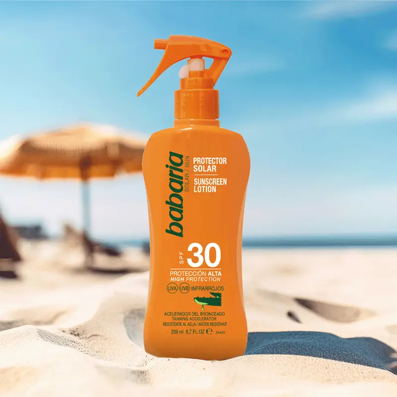 Protector Solar Aloe FPS30 Spray Babaria 200 ml