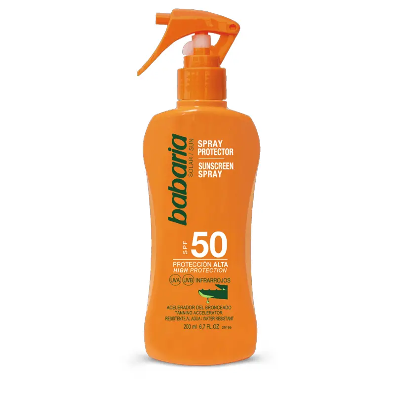 Protector Solar Aloe FPS50 Spray Babaria 200 ml
