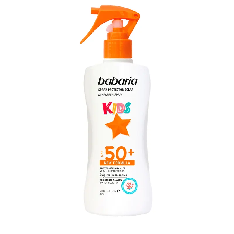 Spray Protector Solar Infantil FPS50+ Babaria 200 ml