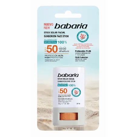 Stick Solar Facial SPF50 Babaria 20 ml | Zonas Sensibles