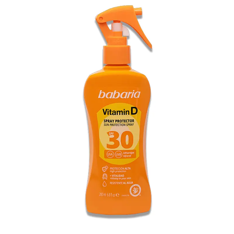 Vitamina D FPS30 Spray Babaria 200 ml | Estímulo del Bronceado