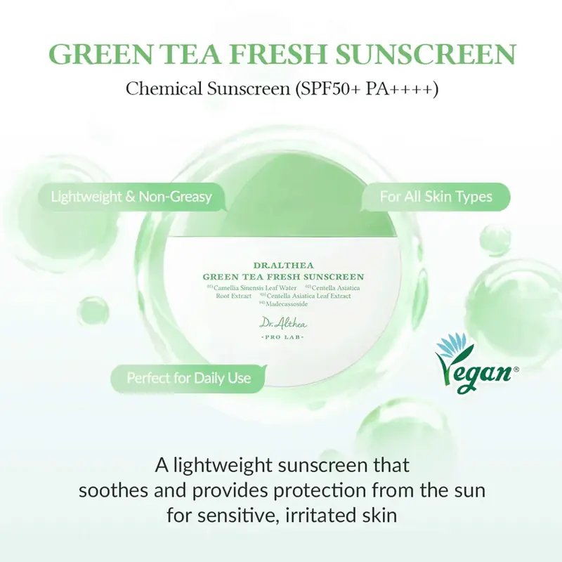 GREEN TEA FRESH SUNSCREEN |DR.ALTHEA