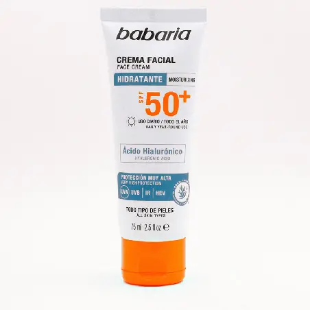 Crema Facial Ácido Hialurónico Babaria 75 ml | Antiedad