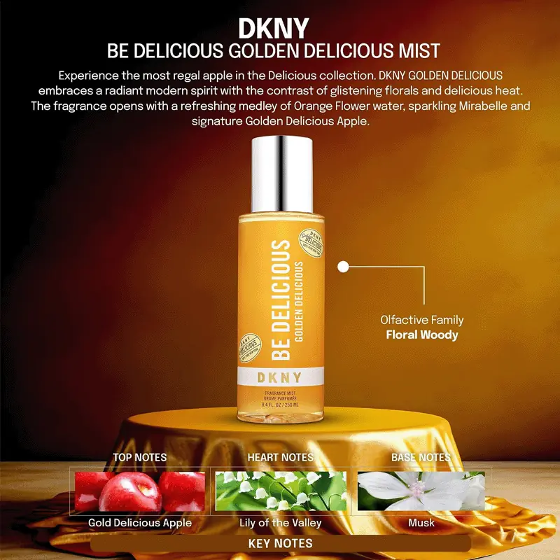DKNY Be Delicious Fresh Blossom Bruma 250 ML | Spray Corporal Floral Frutal