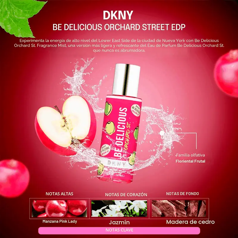 DKNY Be Delicious Orchard EDP | Perfume Floral Frutal Femenino