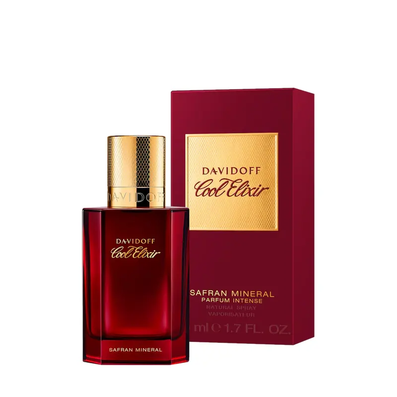 Davidoff Cool Elixir Safron Hombre | Perfume Amaderado Especiado Masculino
