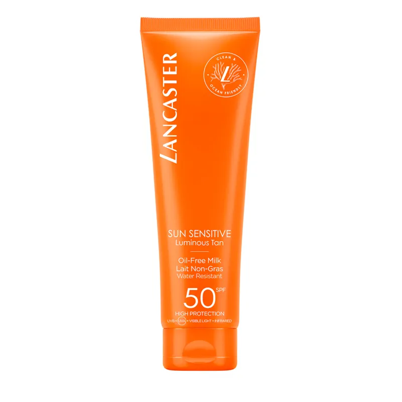 LANCASTER SOL SENSITIVE OIL FREE MILK SPF50 150 ML