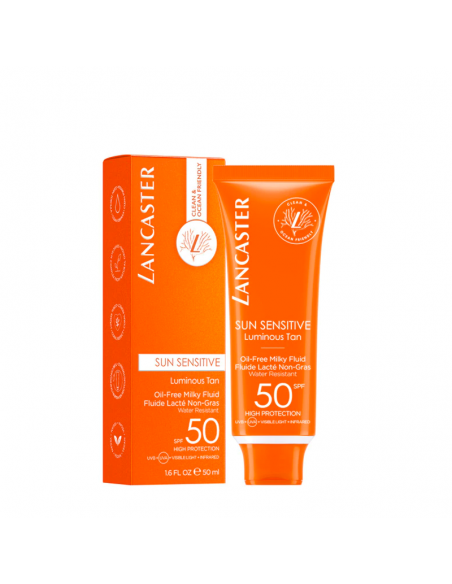 LANCASTER SOL SENSITIVE OIL FREE MILK SPF50 50 ML