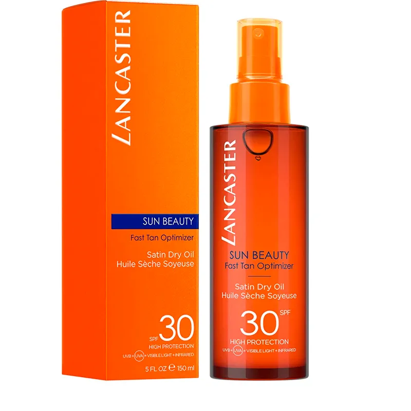 LANCASTER SOL T-M BODY SATIN SHEEN OIL SPF30