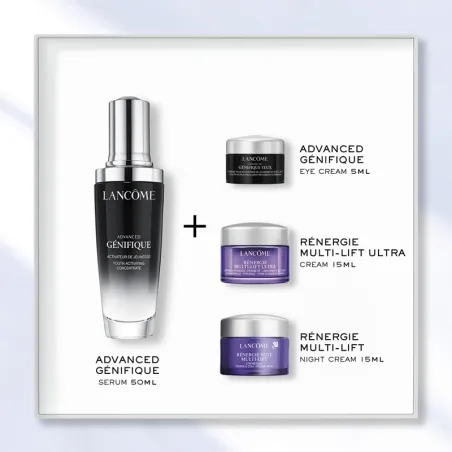 SET LANCOME GENIFIQUE ADVANCED SR 50ML +CREMA OJOS+