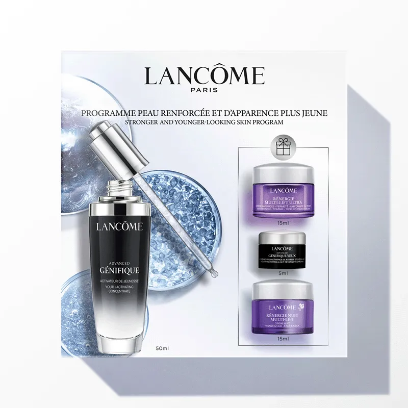 SET LANCOME GENIFIQUE ADVANCED SR 50ML +CREMA OJOS+