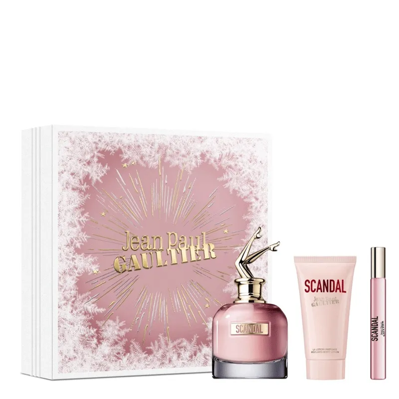 SET JPG SCANDAL PARFUM 80ML+BL75+6ML