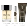 SET YSL L'HOMME EDT 100ML+10ML+GEL