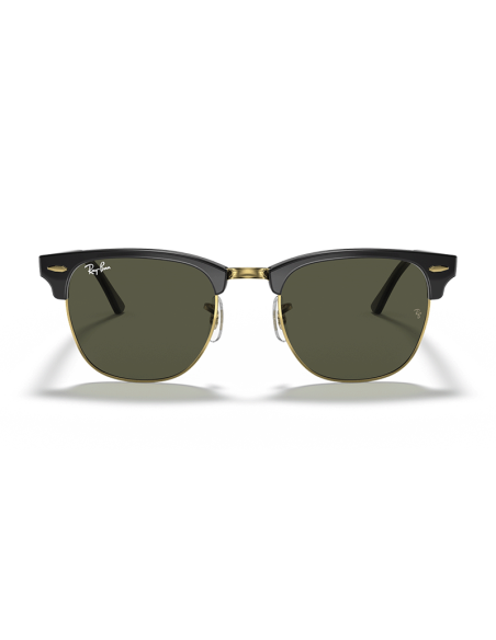 RAYBAN Clubmaster W0365 - Negro sobre dorado