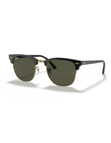 RAYBAN Clubmaster W0365 - Negro sobre dorado