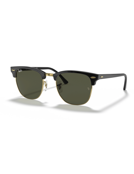 RAYBAN Clubmaster W0365 - Negro sobre dorado