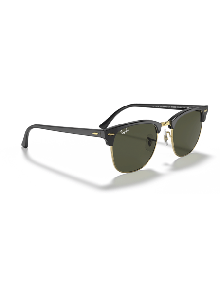 RAYBAN Clubmaster W0365 - Negro sobre dorado