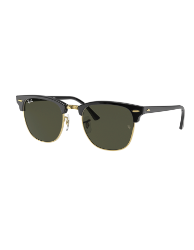 RAYBAN Clubmaster W0365 - Negro sobre dorado