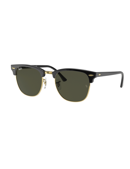RAYBAN Clubmaster W0365 - Negro sobre dorado