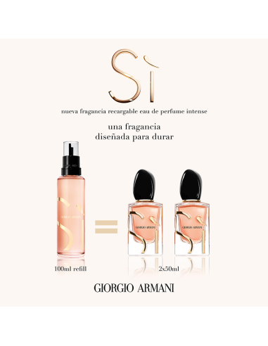 Si Eau de Parfum Intense Giorgio Armani Refillable