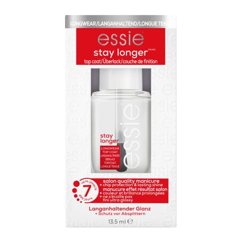 Essie Care Stay Longer | Long-Lasting Protective Top Coat