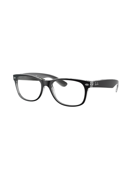 RAYBAN 6052 - Negro sobre transparente