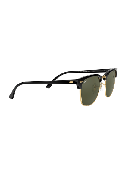 RAYBAN Clubmaster W0365 - Negro sobre dorado