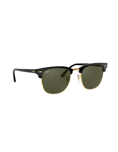 RAYBAN Clubmaster W0365 - Negro sobre dorado