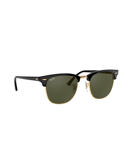RAYBAN Clubmaster W0365 - Negro sobre dorado