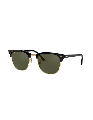 RAYBAN Clubmaster W0365 - Negro sobre dorado